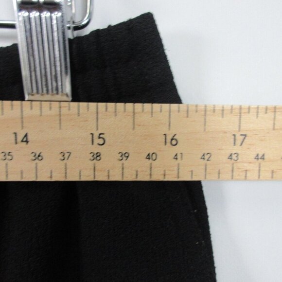 Club Monaco Dress Pants Women 4 Black Pull On Polyester Blend Career Casual 300 - Picture 7 of 10